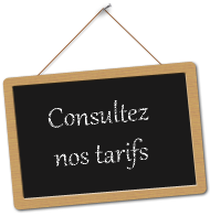 Consultez nos tarifs